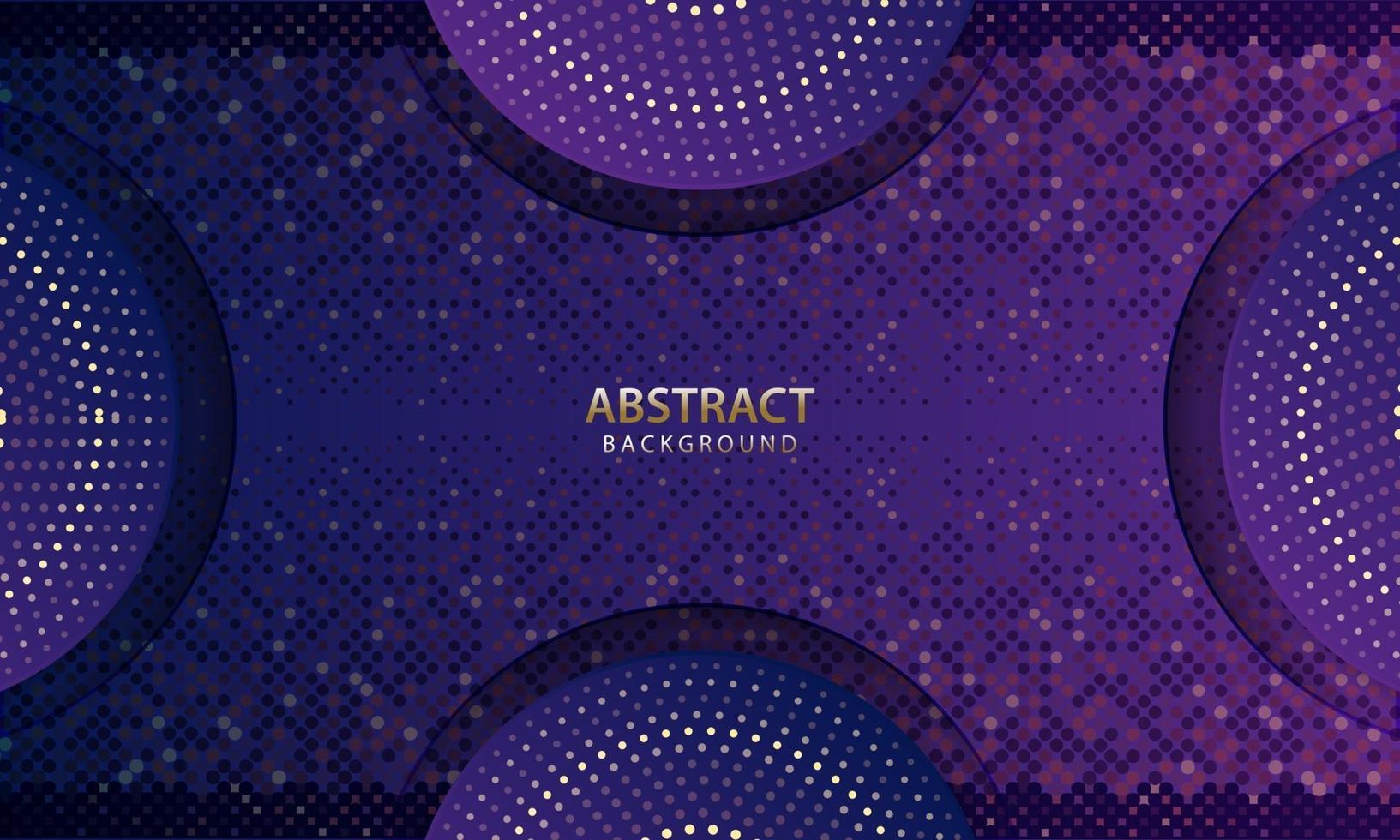 abstracte futuristische donkerblauwe achtergrond met glitters. 3D-achtergrond. realistische vectorillustratie. vector
