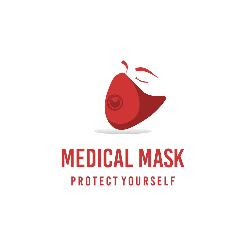 masker een medisch logo ontwerp. geweldig modern masker logo. een masker medisch logo. vector