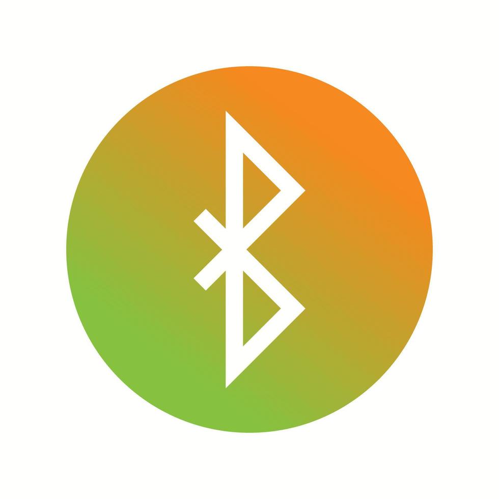 mooi Bluetooth glyph vector icoon