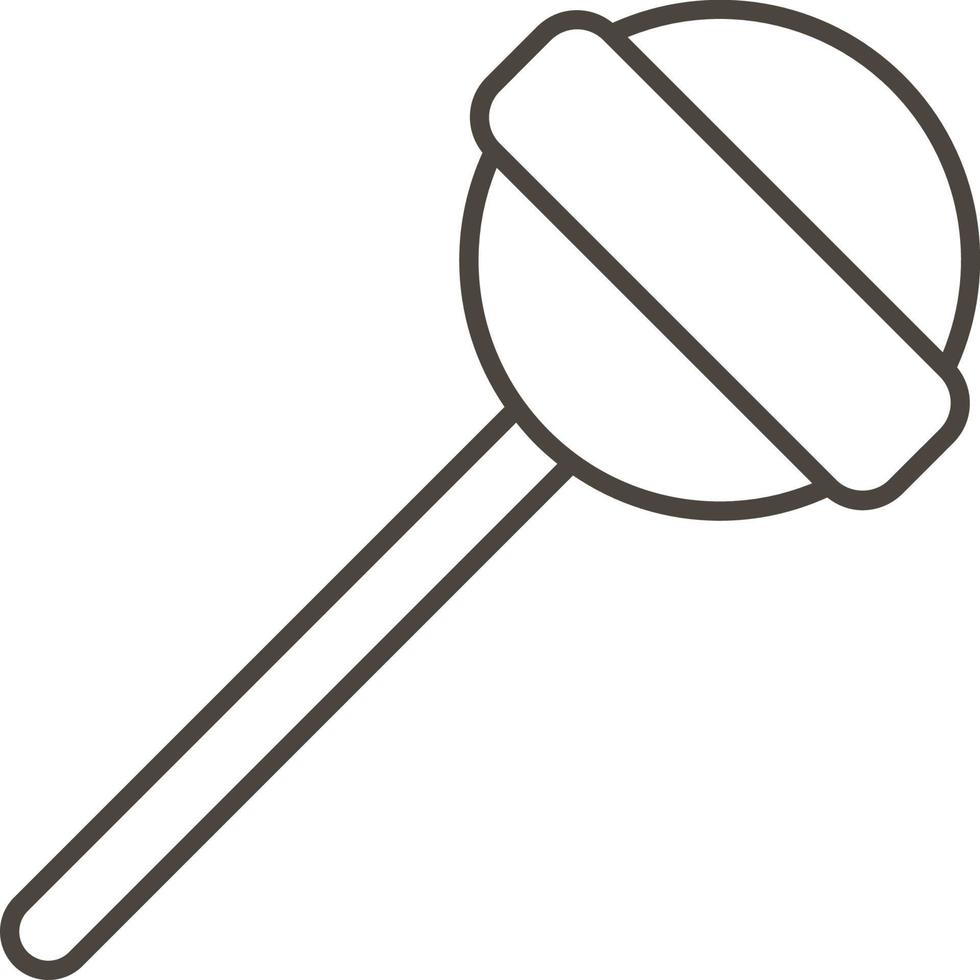 snoep, lolly vector icoon. gemakkelijk element illustratie van voedsel concept. snoep, lolly vector icoon. drinken concept vector illustratie. Aan wit achtergrond
