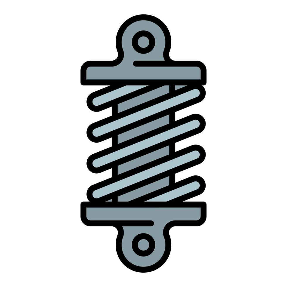 auto voorkant suspensie icoon schets vector. uitrusting systeem vector