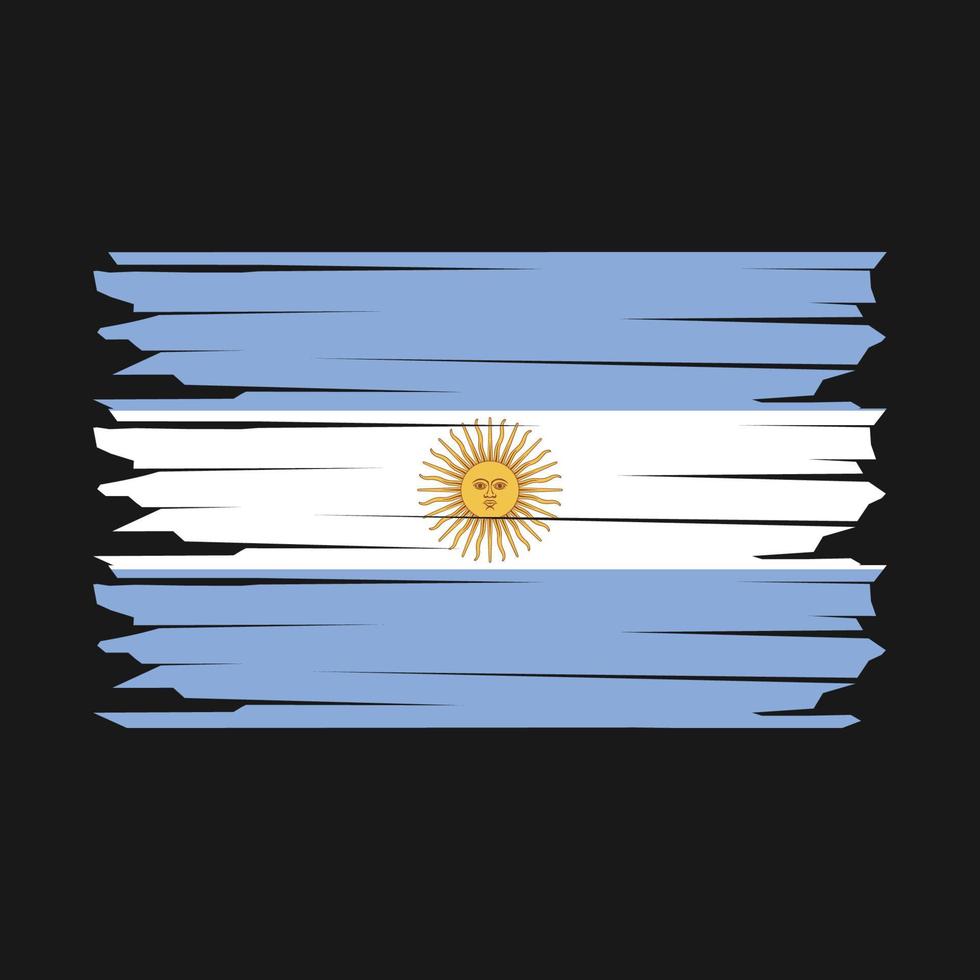 Argentijnse vlag illustratie vector