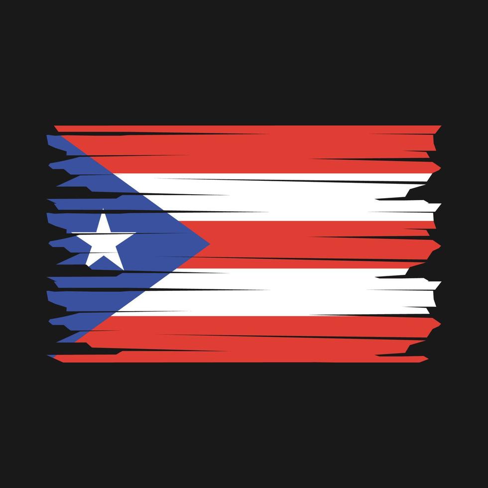 puerto rico vlag illustratie vector