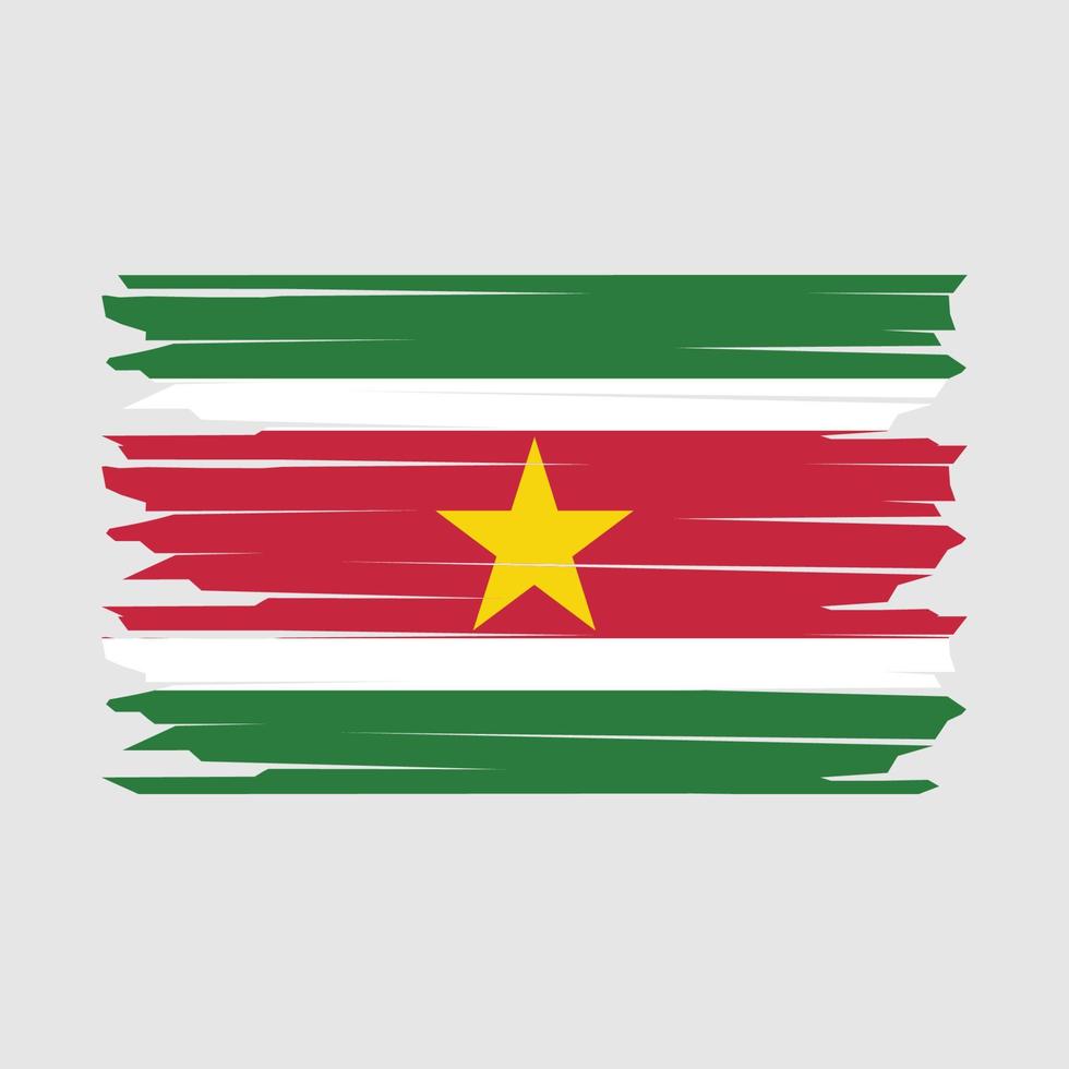 Suriname vlag illustratie vector