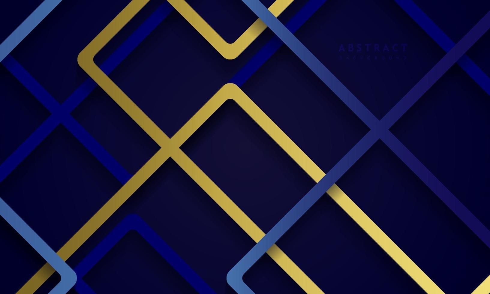 abstracte 3d achtergrond met donkerblauwe papercut. abstracte realistische papercut decoratie textuur. vector