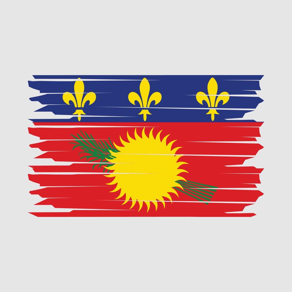 Guadeloupe vlag illustratie vector