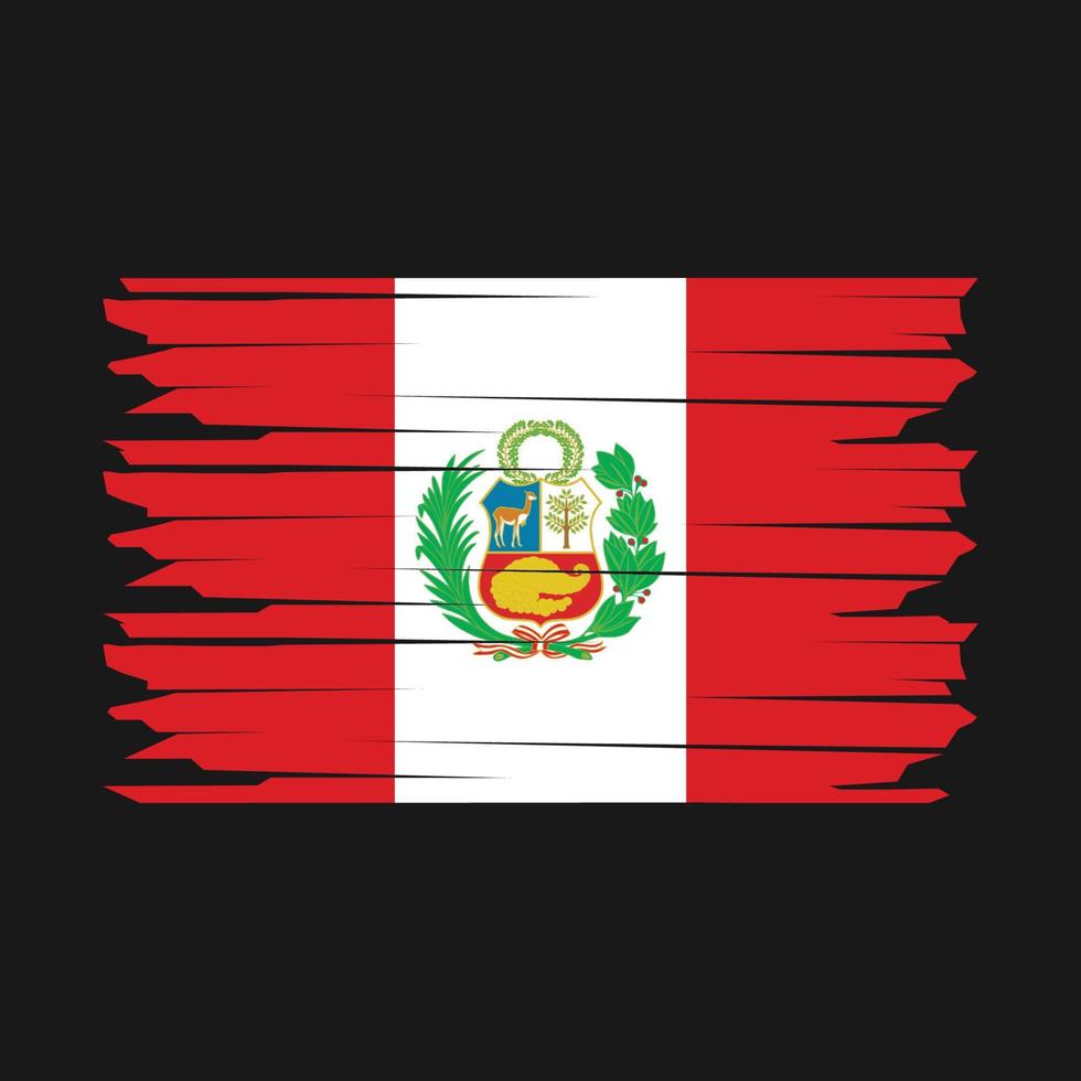 Peru vlag illustratie vector