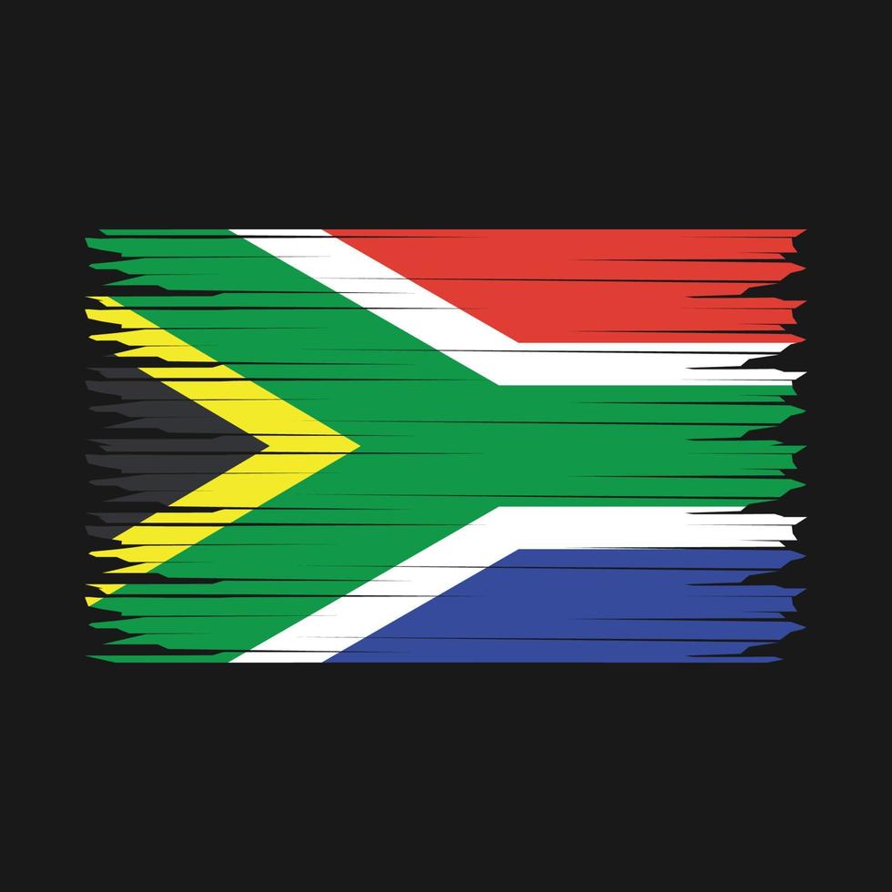 zuiden Afrika vlag illustratie vector