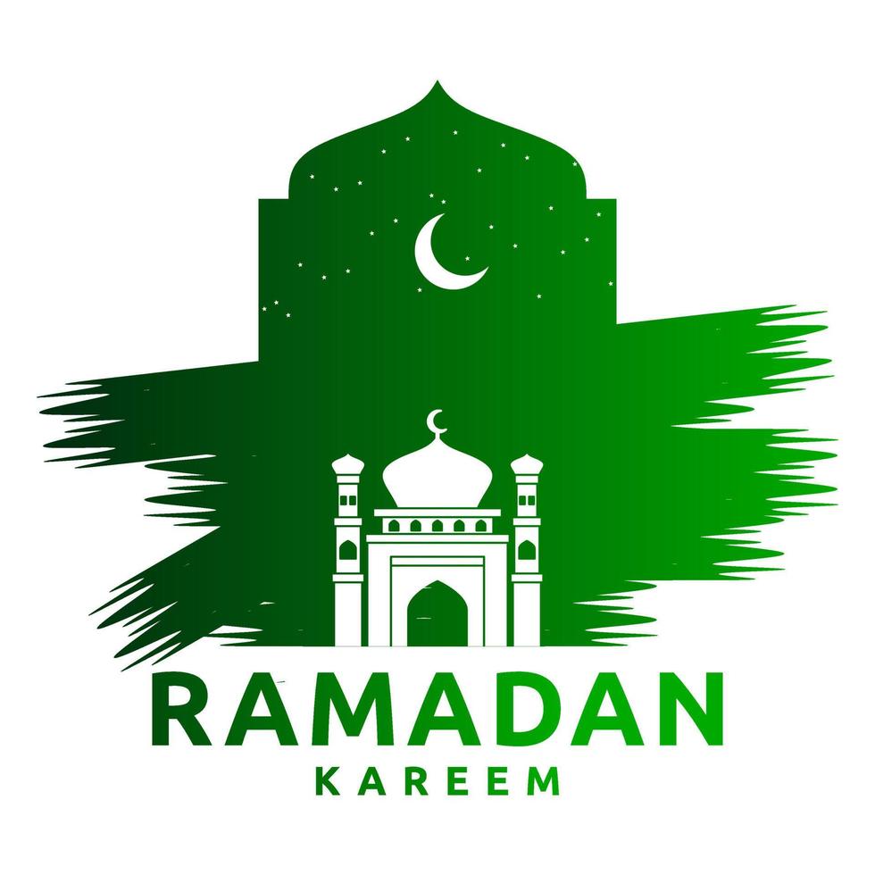 Islamitisch Ramadan themed groet kaart sjabloon vector illustratie, perfect voor reclame, sociaal media, banier achtergrond behoeften.