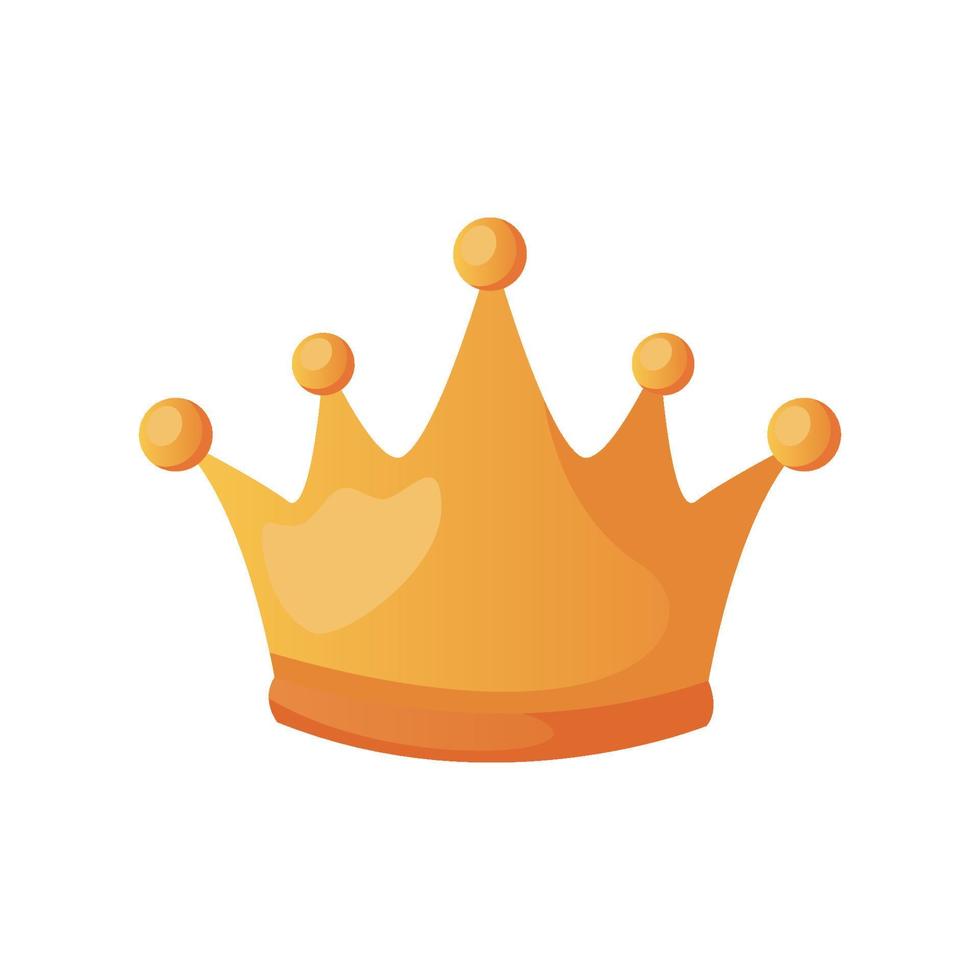 schattig goud Koninklijk koning, koningin kroon. prinses diadeem. Koninklijk bekroning hoofdtooi voor monarch. baby douche uitnodiging. zijn een meisje. Hallo baby viering, vakantie, evenement. banier, folder. tekenfilm vector