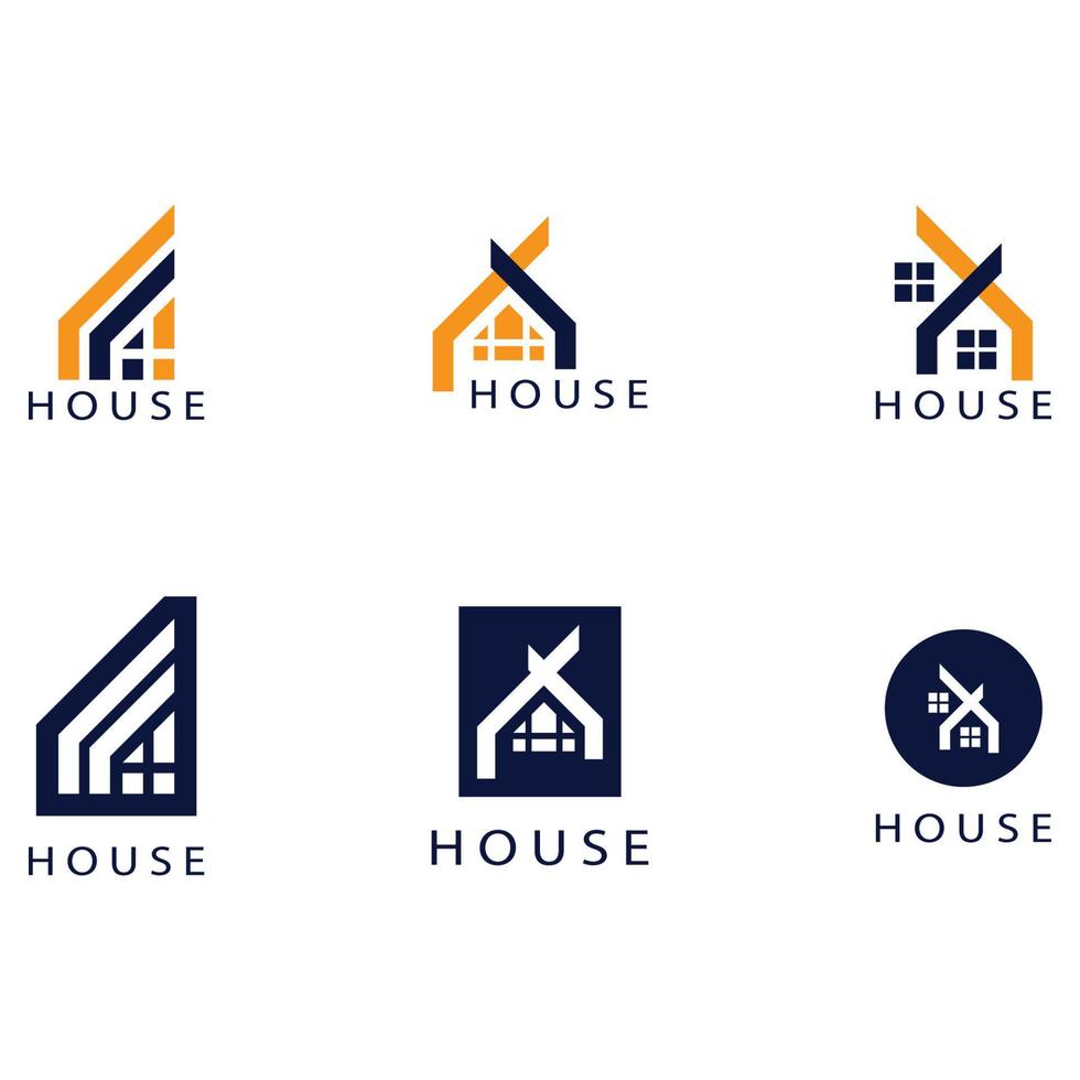 huis logo huis logo icoon sjabloon ontwerp vector