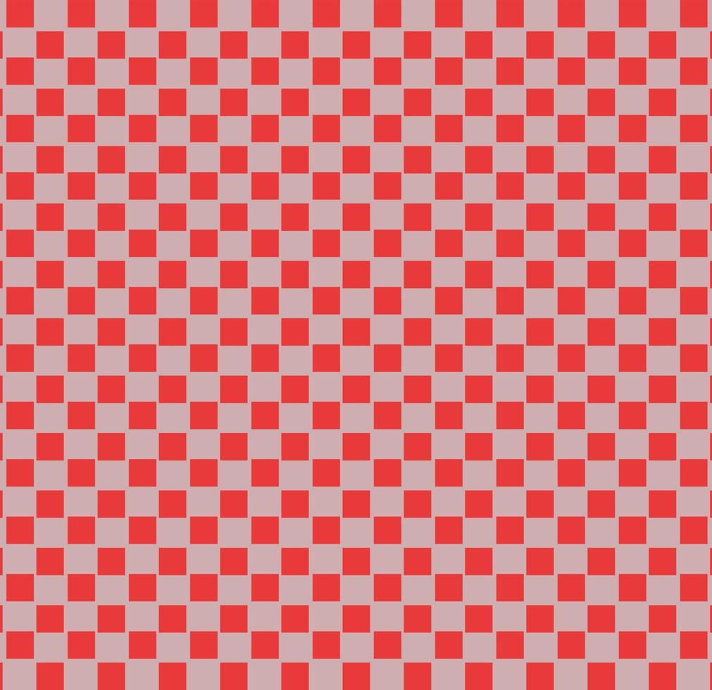 schoonheid rood en oranje plein kubus blok naadloos patroon element ontwerp mode voor schaakbord vector
