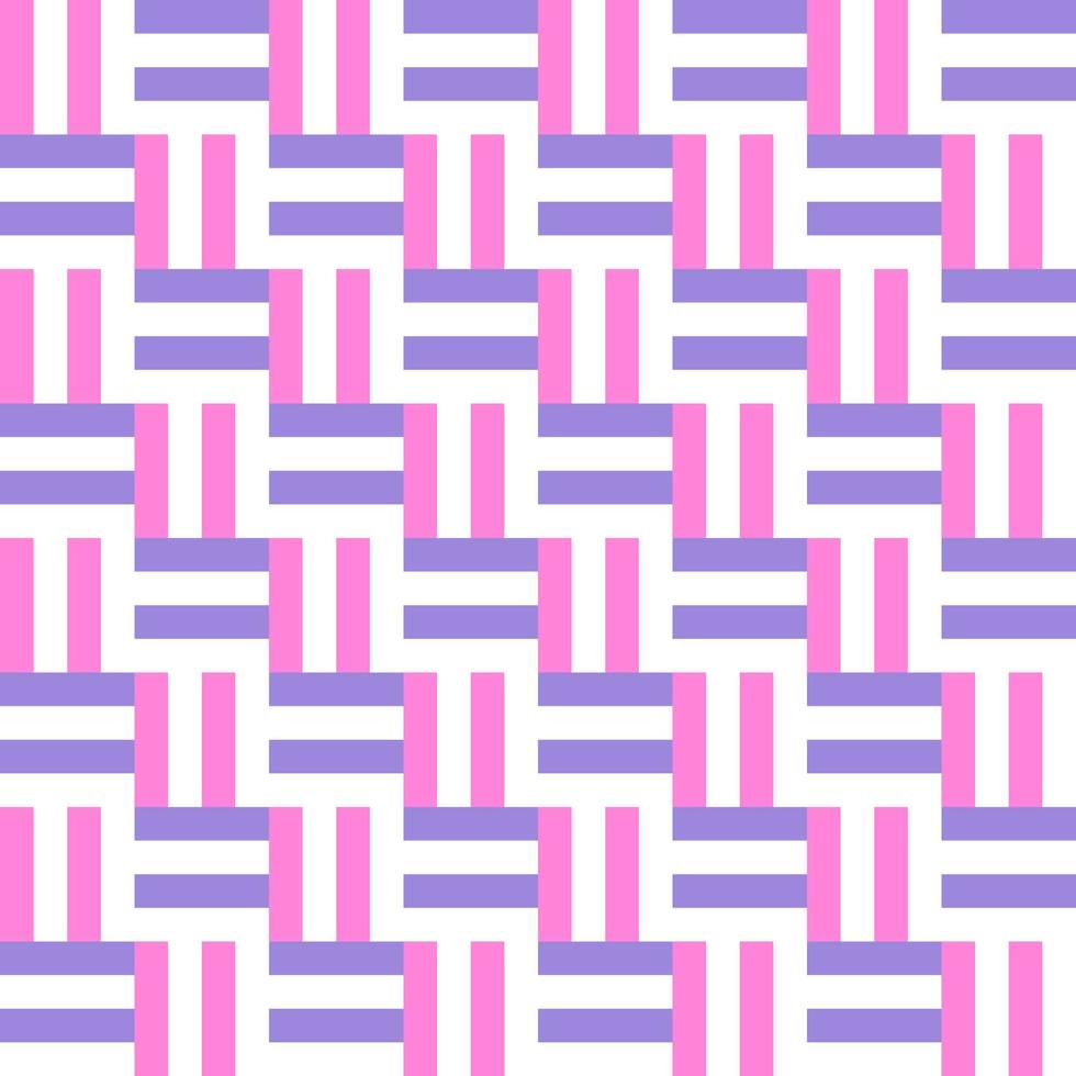 abstract lijnen weven breien roze paars en Purper multi vorm Aan wit achtergrond voor textiel en papier geschenk vector