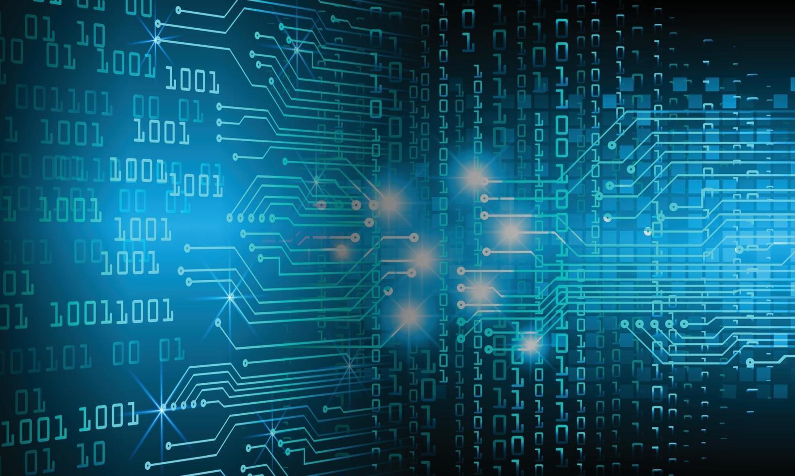 cyber circuit toekomstige technologie concept achtergrond vector