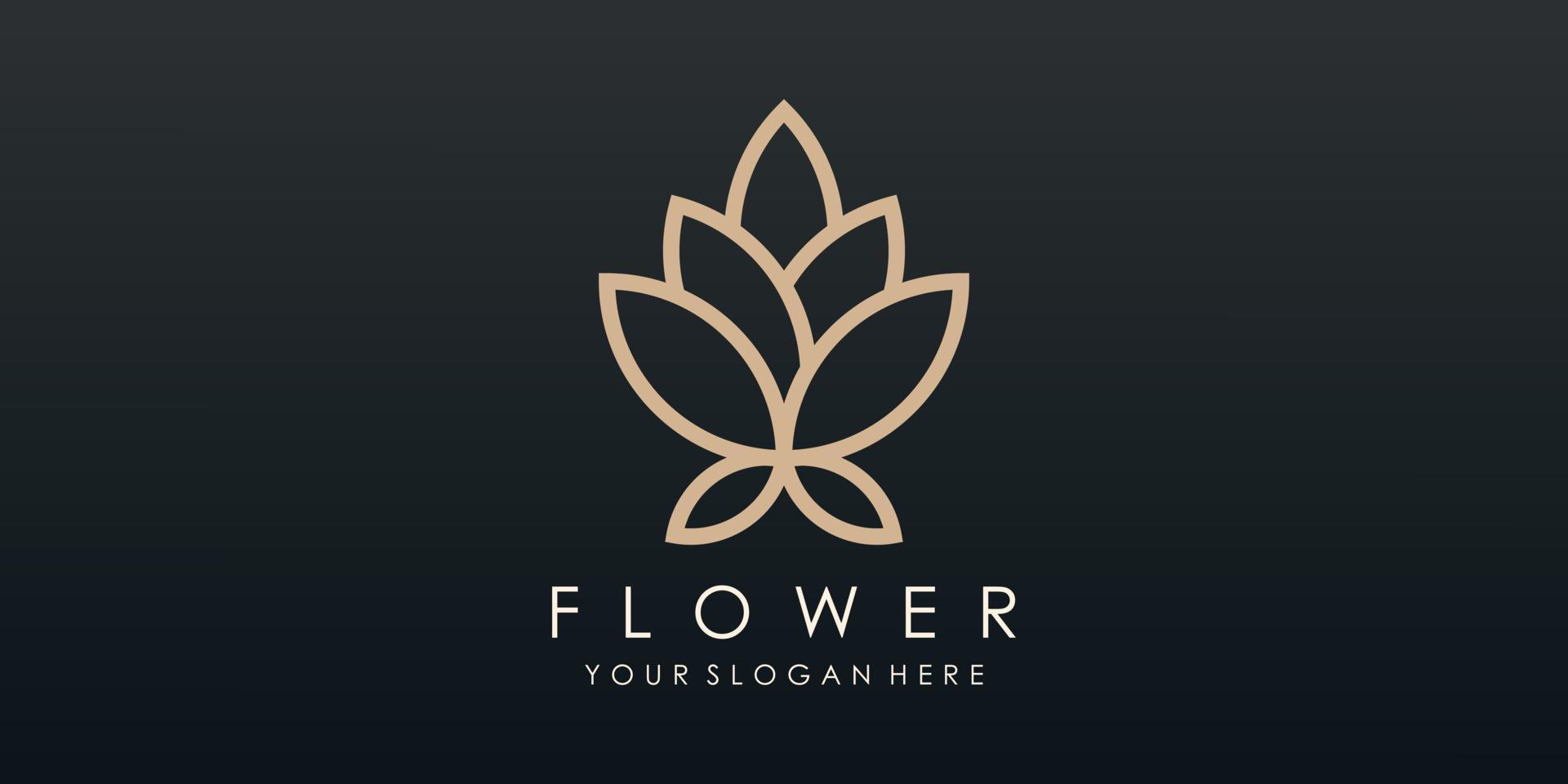 lotus bloem yoga logo ontwerp vector. vector