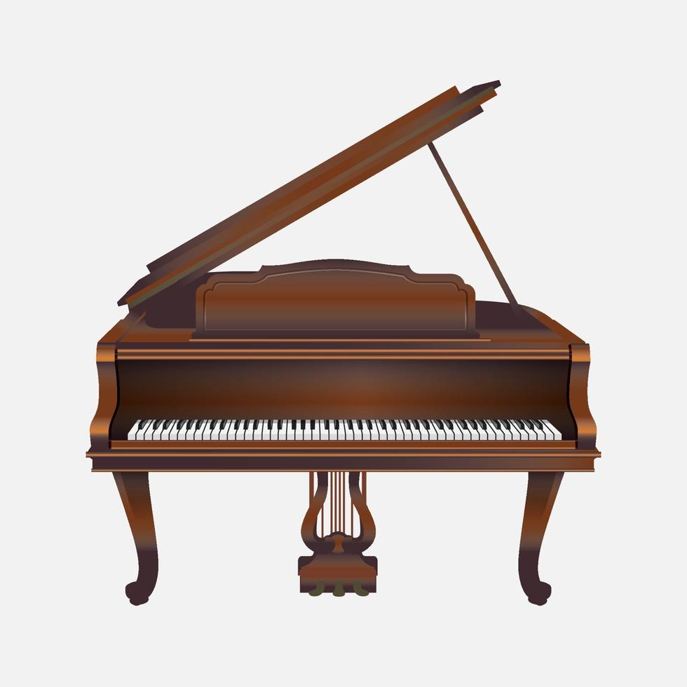 piano illustratie vector ontwerpsjablonen