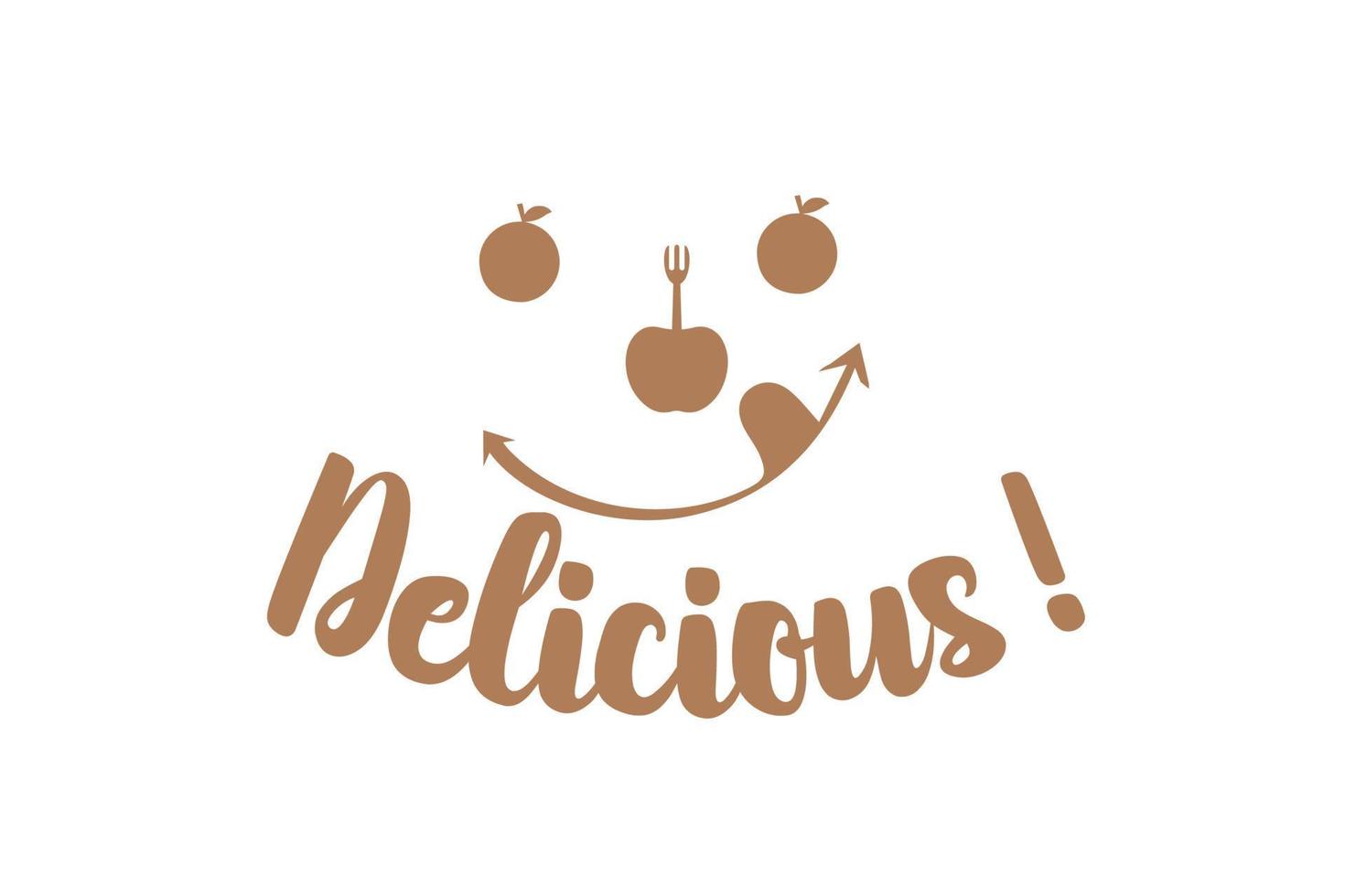 gezond voedsel logo sjabloon. restaurant logo. snel voedsel logo. biologisch voedsel vector ontwerp. vork, lepel, en bladeren logotype