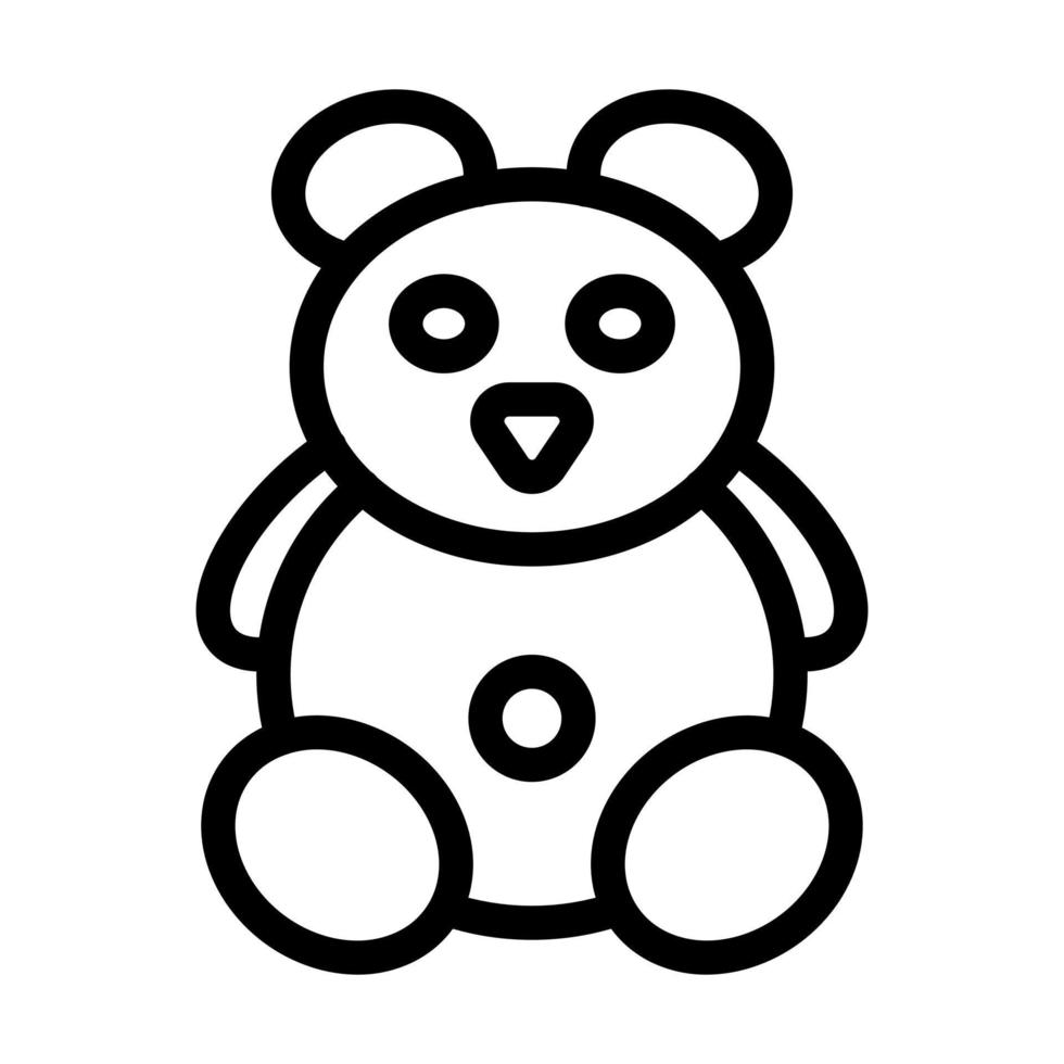 teddy beer icoon ontwerp vector