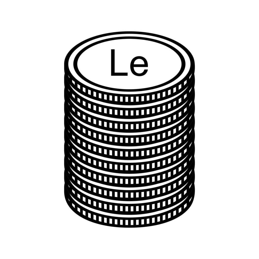 Sierra Leone valuta symbool, Sierra leonean Leone icoon, sle teken. vector illustratie