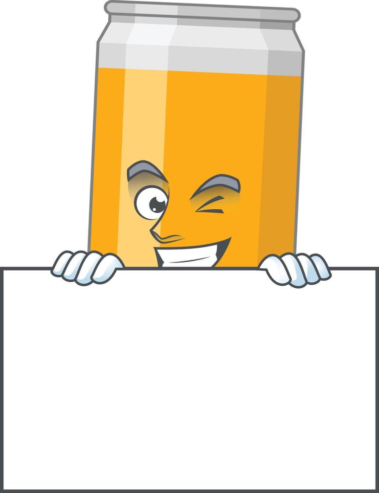tekenfilm karakter van bier vector