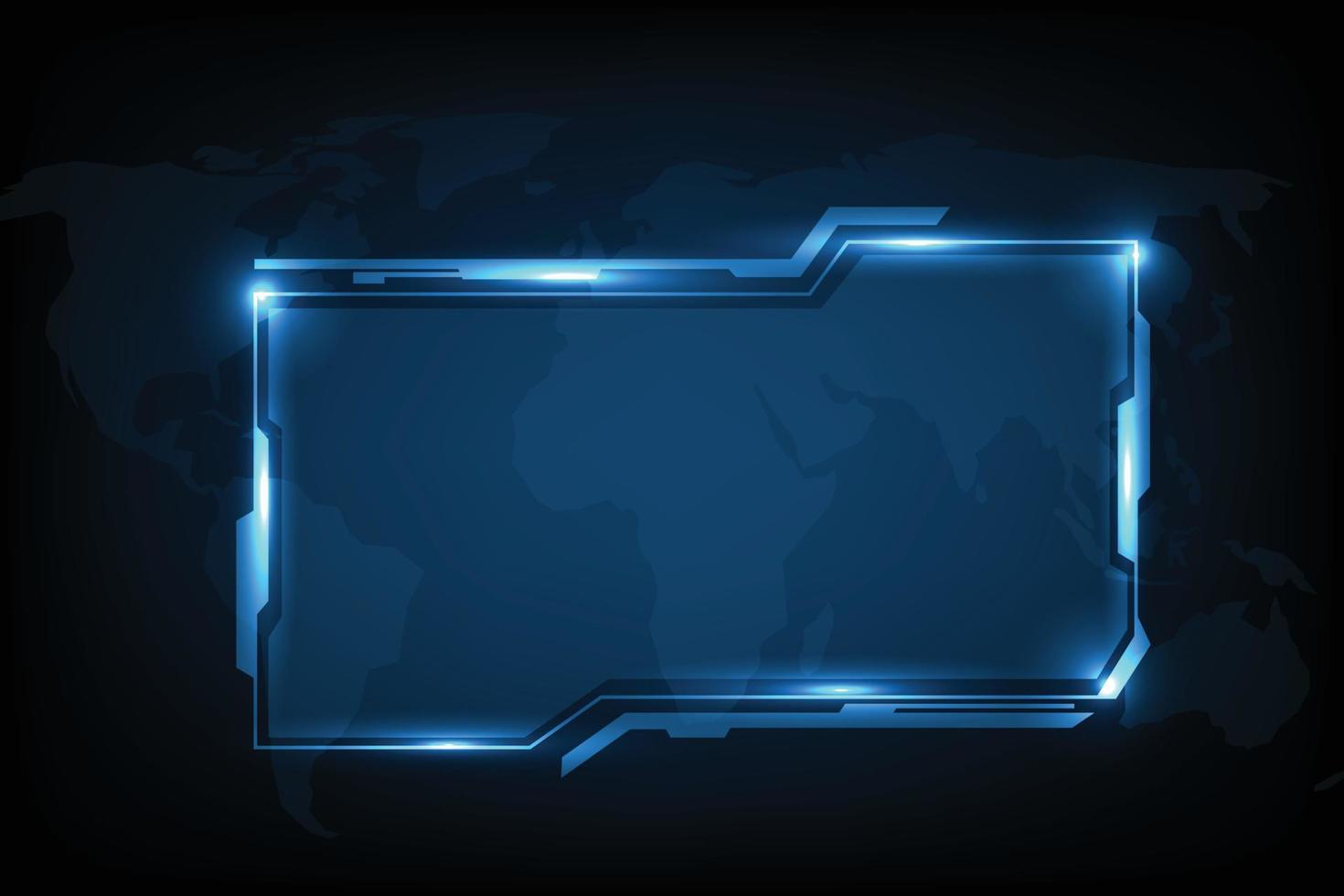 digitaal koppel hud elementen reeks pak. gebruiker koppel, kader schermen. toelichtingen titels, fui cirkel set, bezig met laden bars. dashboard realiteit technologie scherm. vector