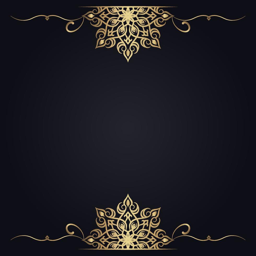 luxe achtergrond, met mandala ornamen vector