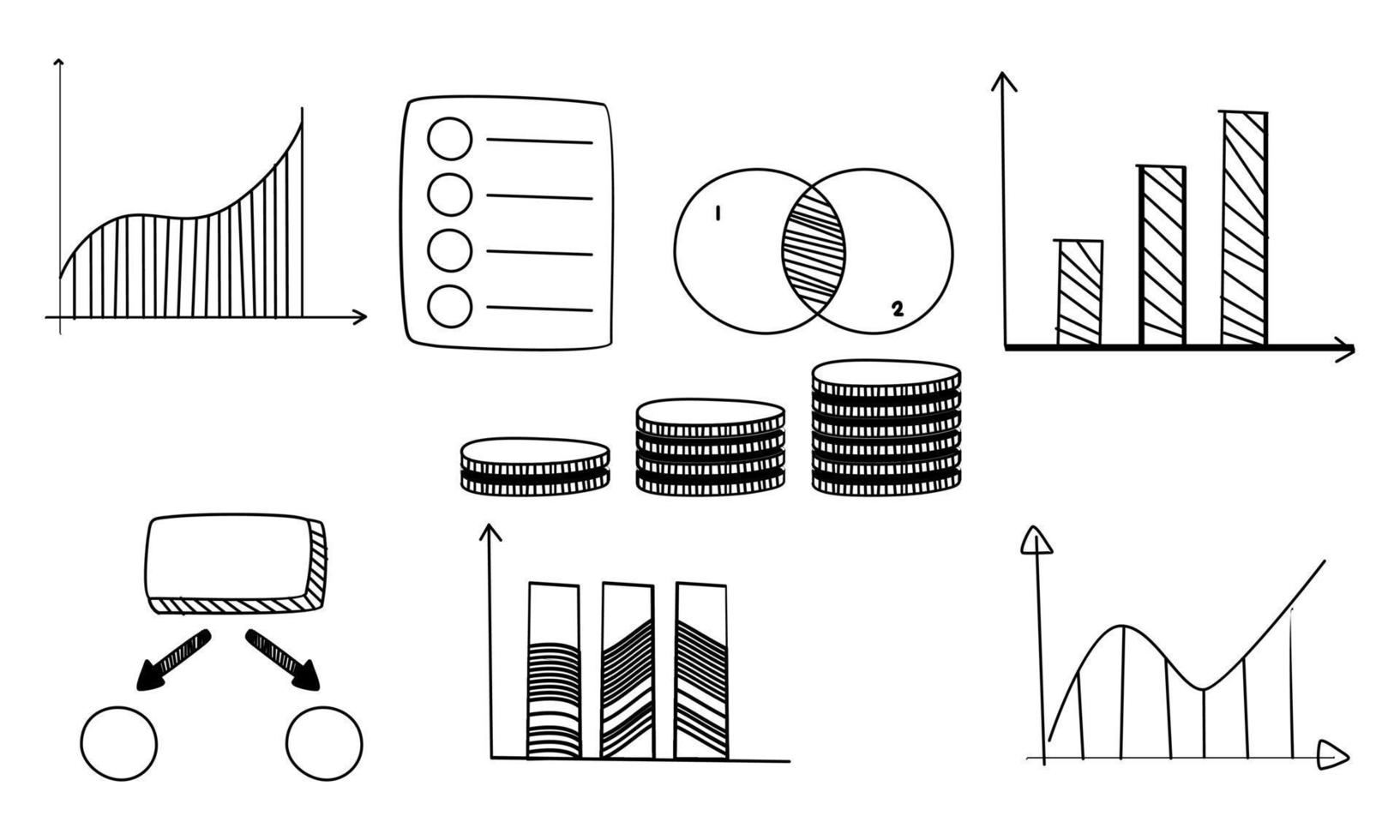 tekening infografieken, element infographics logo vector