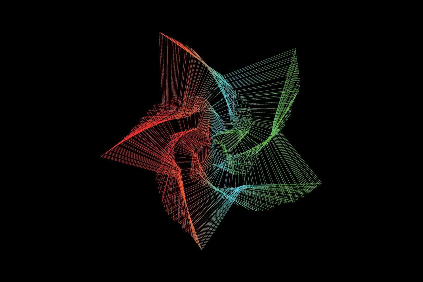 helling regenboog ster vector zonnestraal. kleur zonnestralen. kader met stralen.