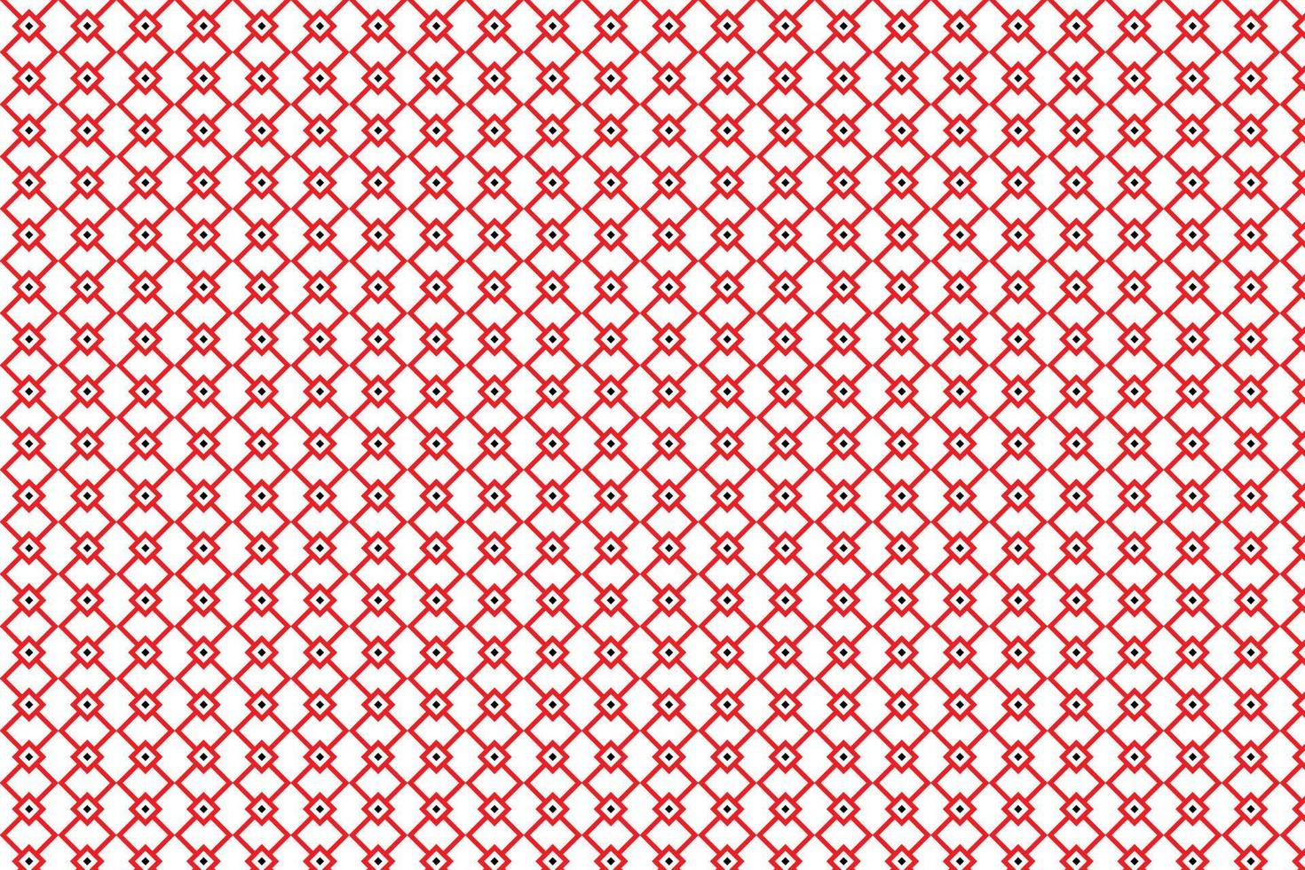 abstract meetkundig zwart en rood sier- naadloos patroon ontwerp. vector