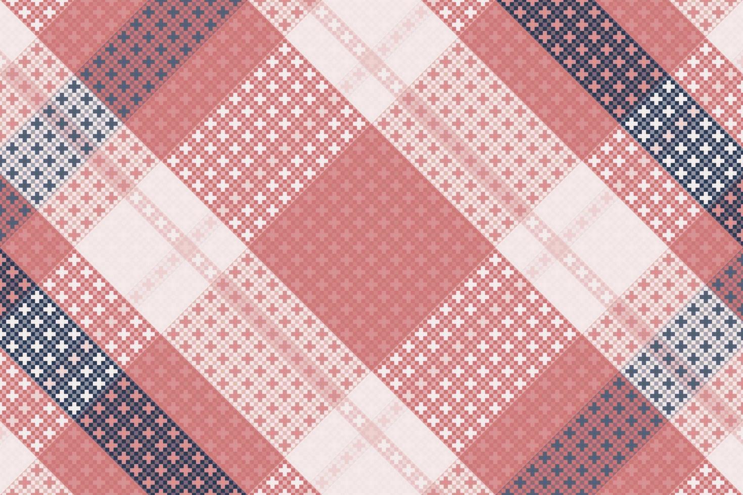 Schotse ruit plaid met wijnoogst kleur patroon. vector