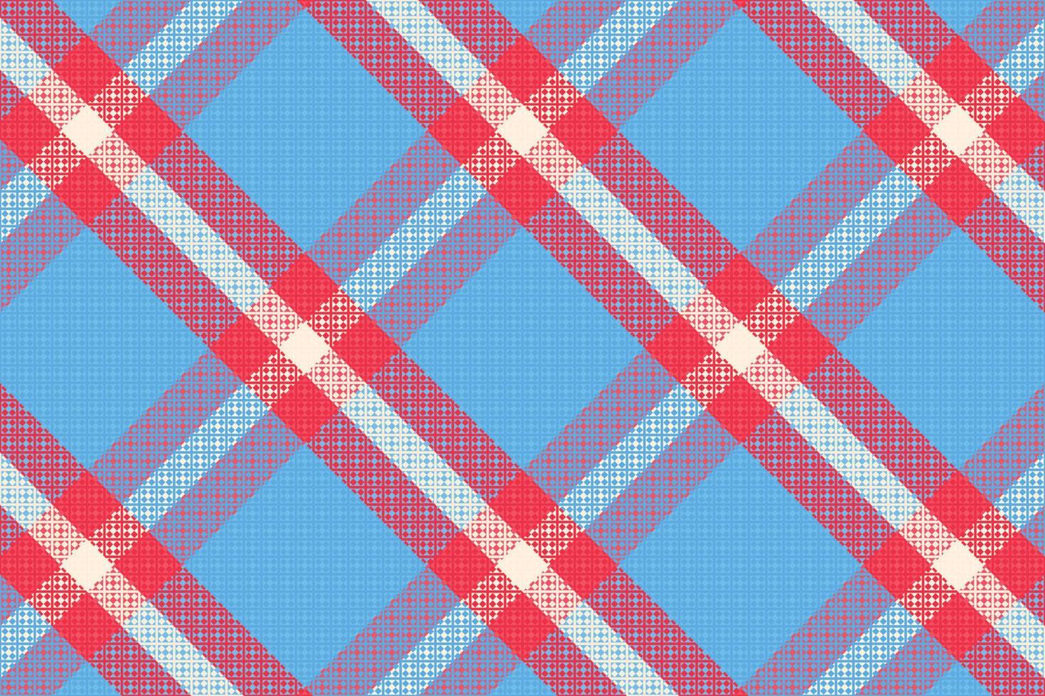 naadloos Schotse ruit plaid patroon met structuur en pastel kleur. vector