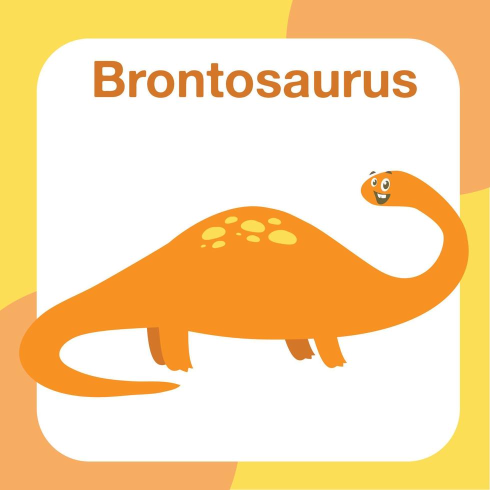 dinosaurus geheugenkaart voor kinderen. schattig geheugenkaart voor kinderen. klaar naar afdrukken. afdrukbare spel kaart. leerzaam kaart voor peuter. vector illustratie.