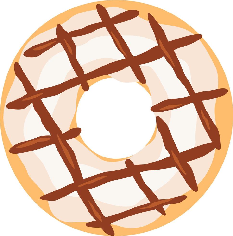 illustratie tekenfilm kleurrijk donut vector