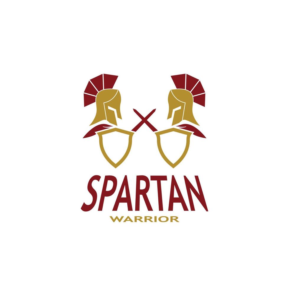 spartaans logo vector Sparta logo vector spartaans helm logo sjabloon icoon symbool