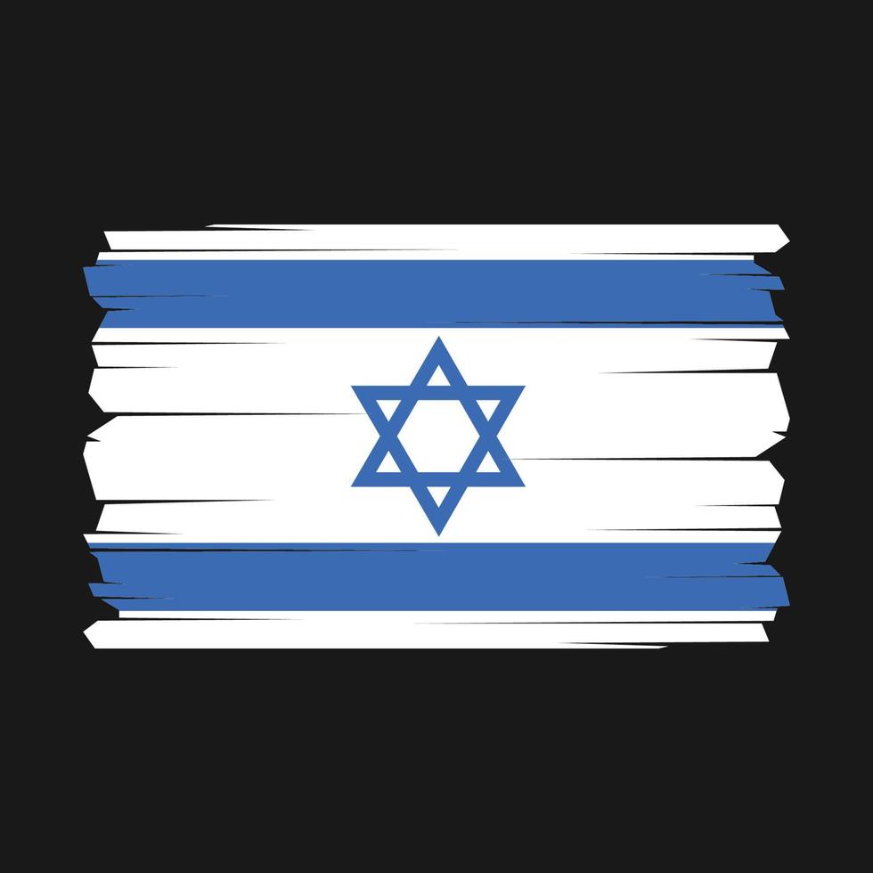 Israël vlag vector illustratie