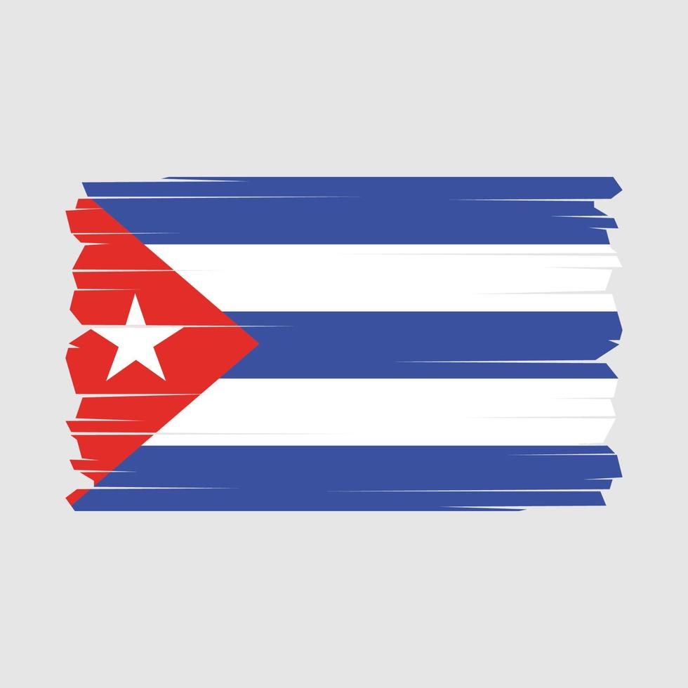 Cuba vlag vector illustratie