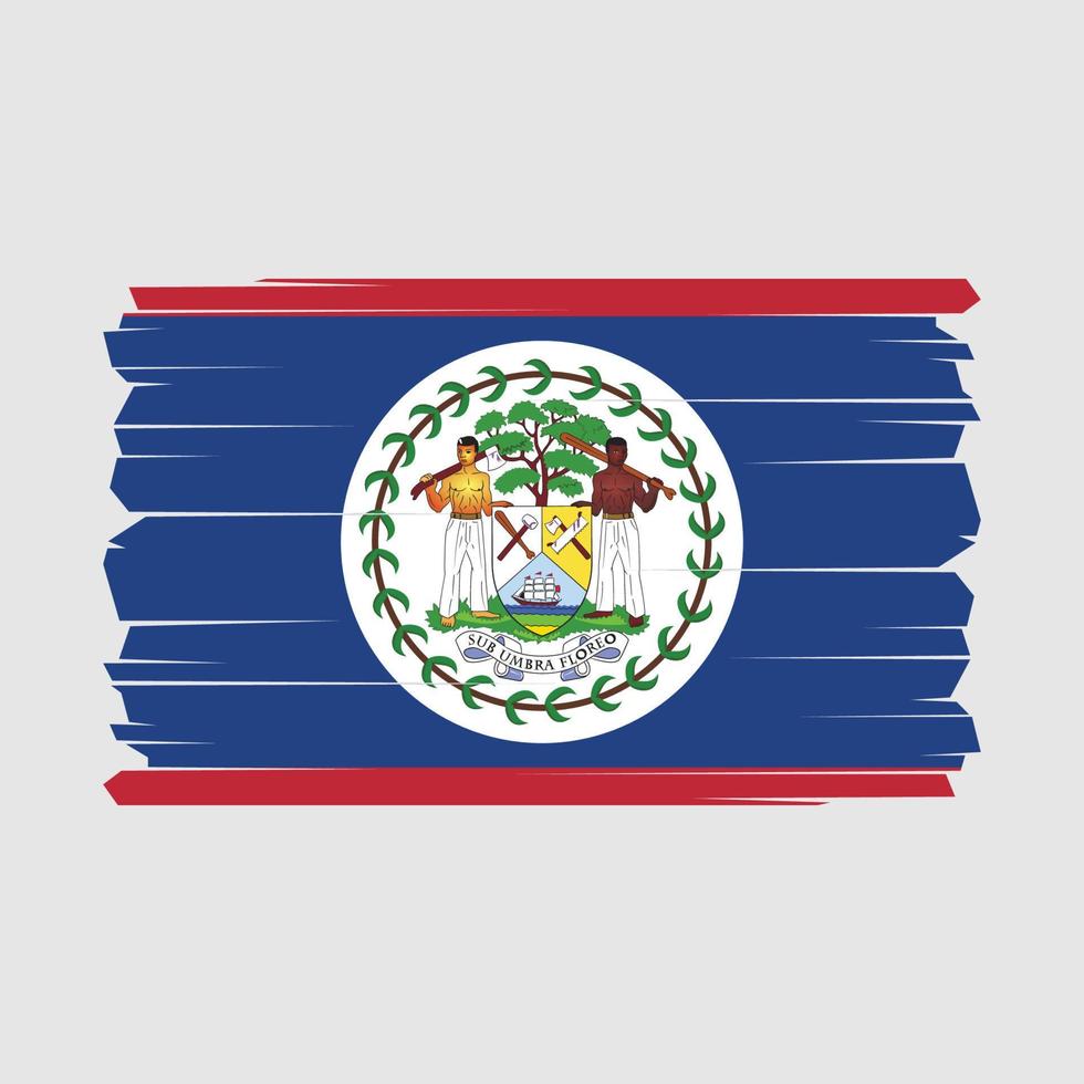 Belize vlag vector illustratie