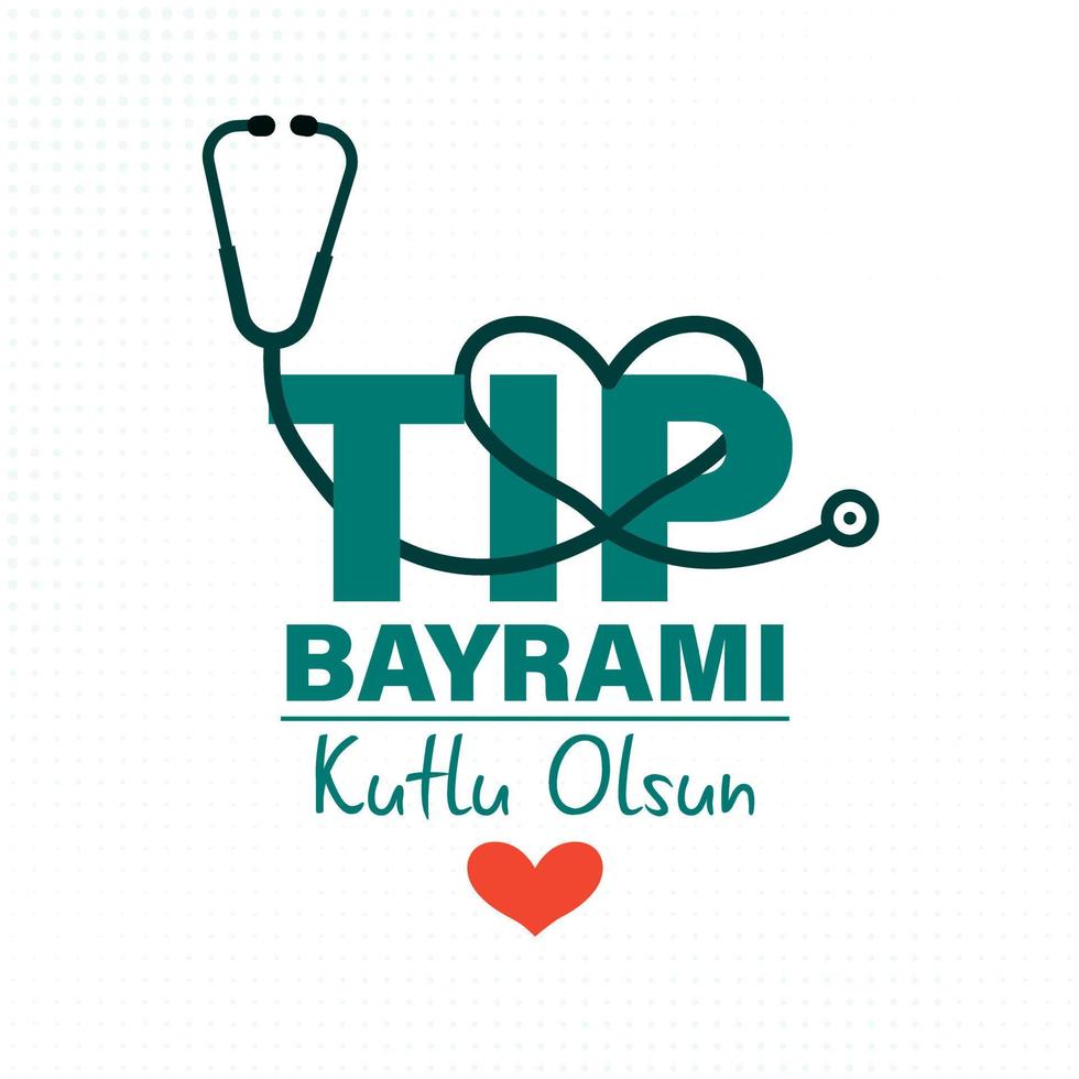 14 mart tip bayrami kutlu olzon. vertaling gelukkig maart 14 medisch dag. achtergrond, poster, kaart, banier vector illustratie