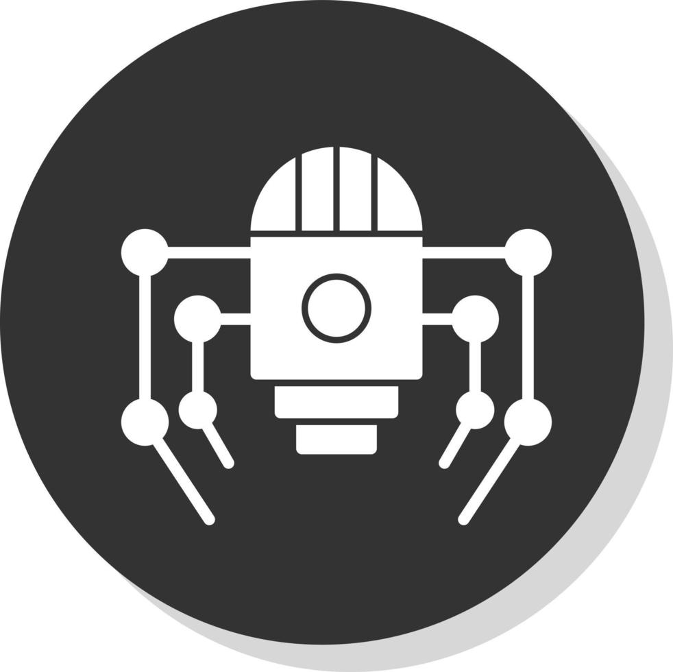 nano robot vector icoon ontwerp