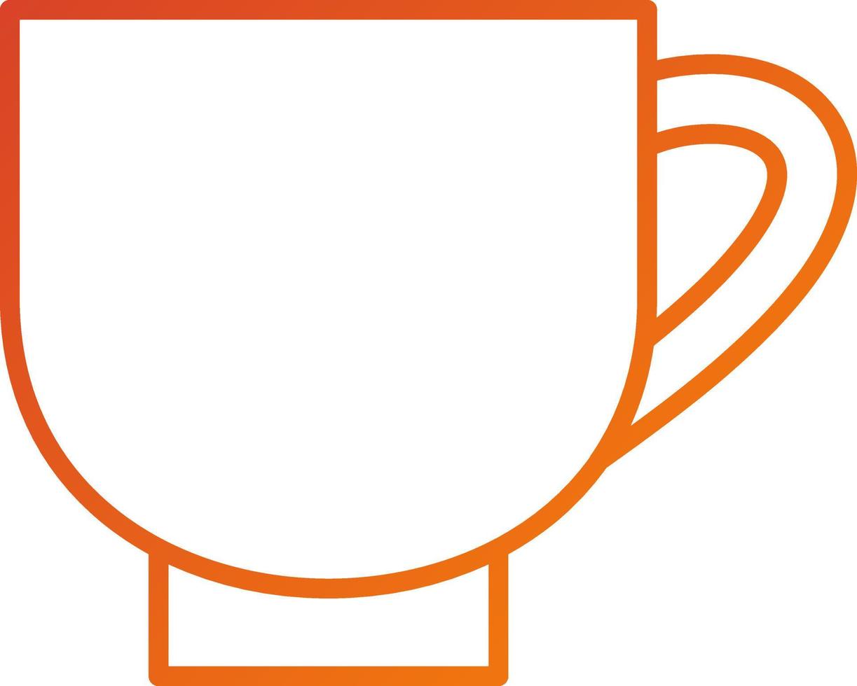 koffie cups icoon stijl vector