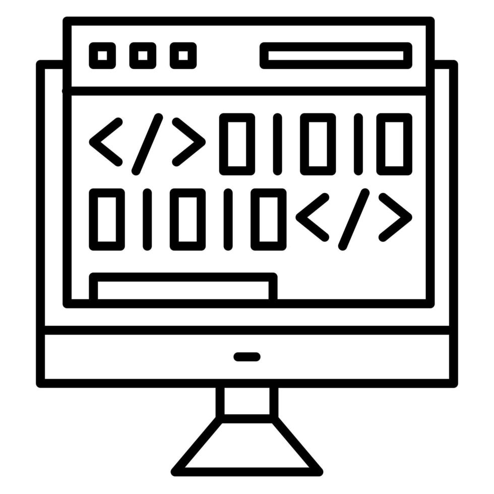 vector pictogram programmeren