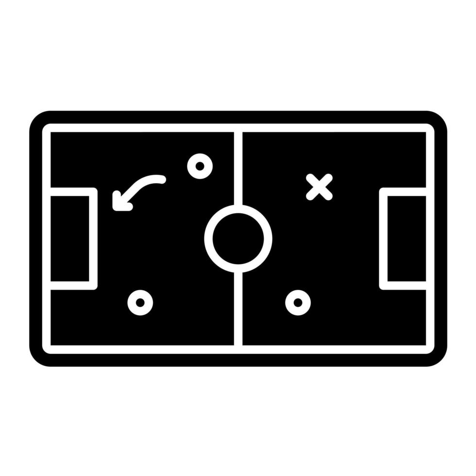 Amerikaans voetbal spel vector icoon