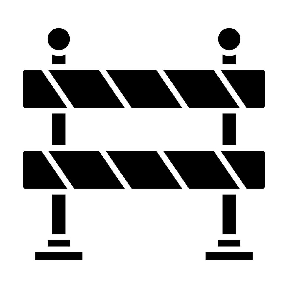 bouw barrière vector icon