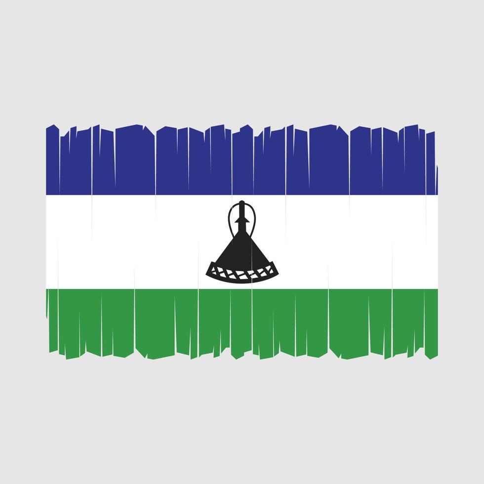 vlag van lesotho vector