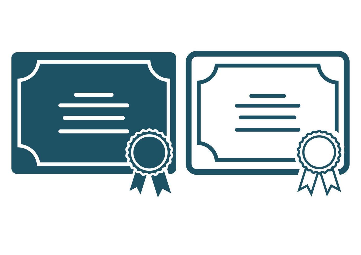 certificaat brief icoon vector voorraad illustraties