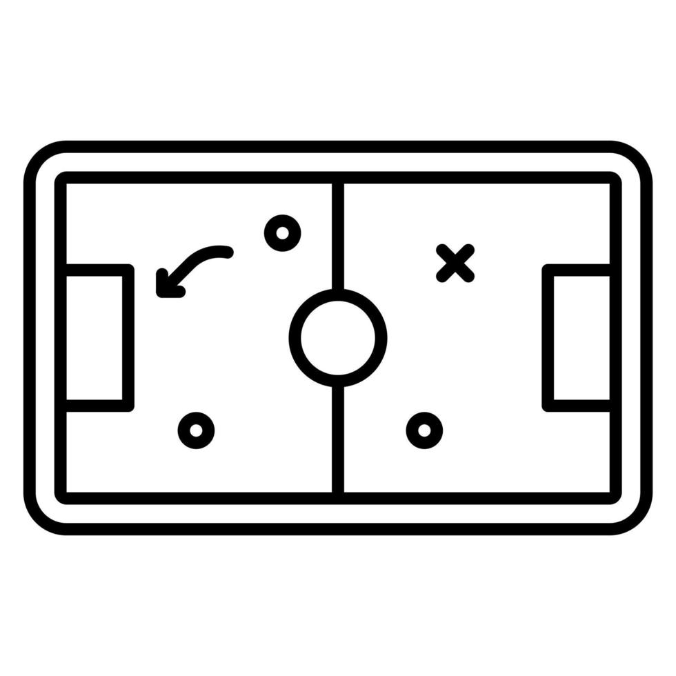 Amerikaans voetbal spel vector icoon