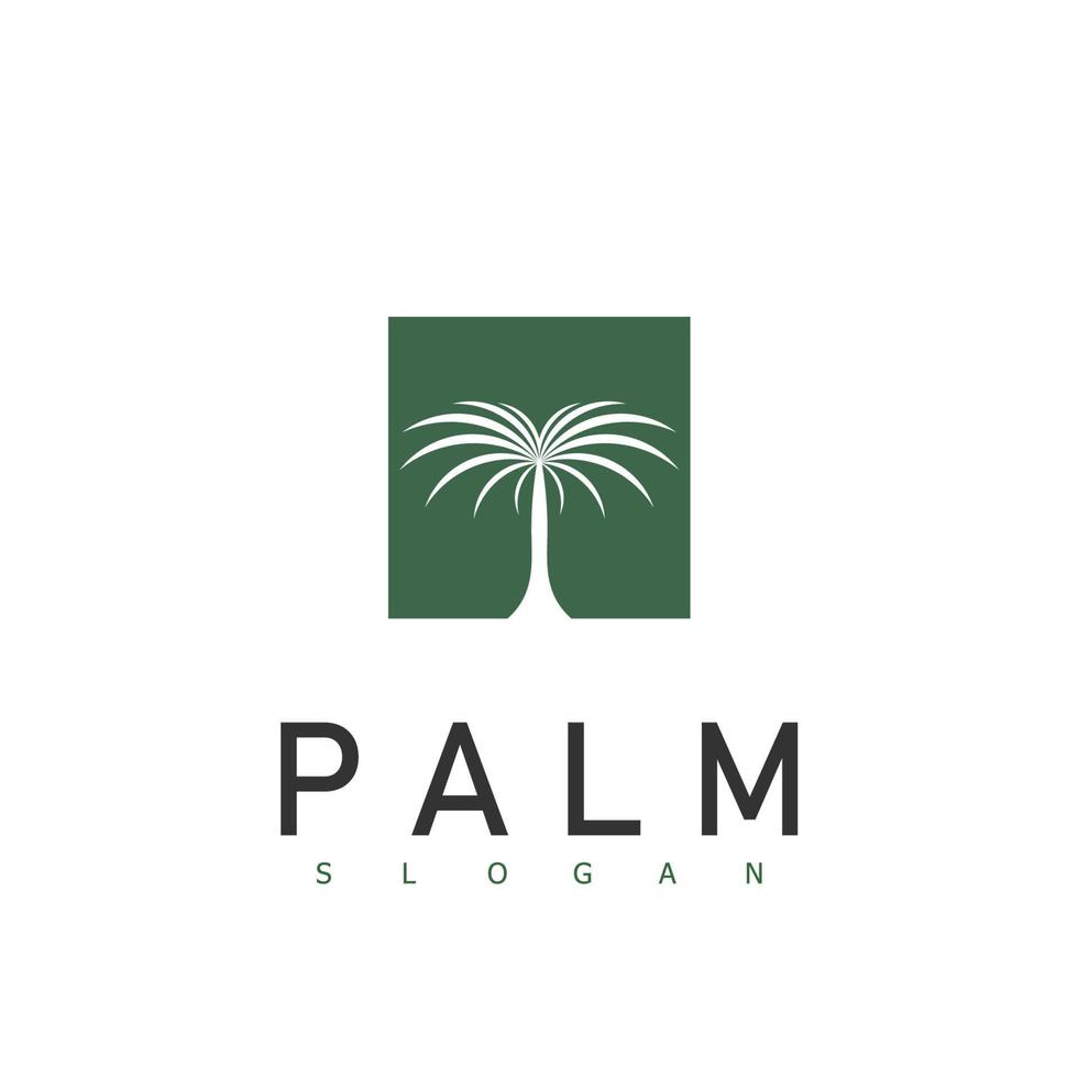 luxe palm logo sjabloon vector