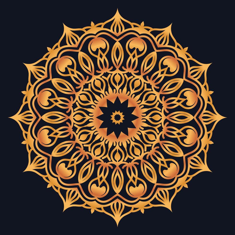 decoratief elementen luxe ornament patroon helling mandala ontwerp vector