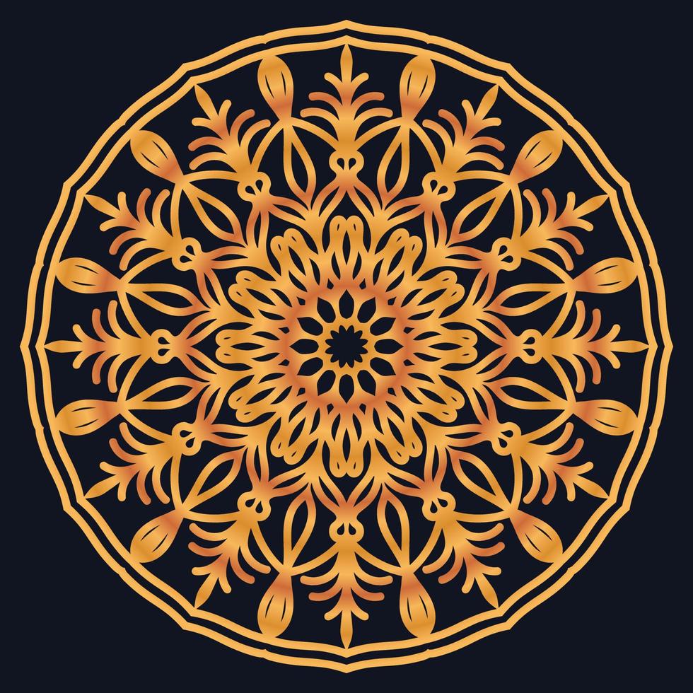 decoratief elementen luxe ornament patroon helling mandala ontwerp vector