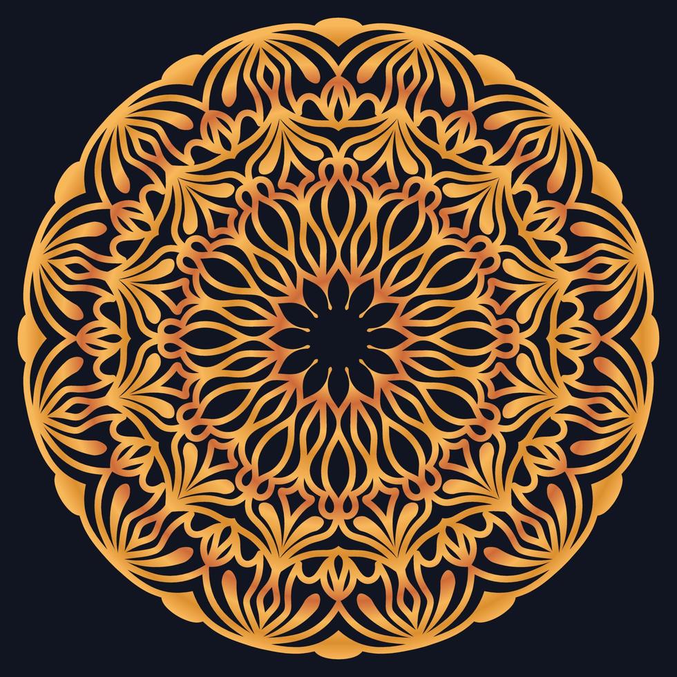 decoratief elementen luxe ornament patroon helling mandala ontwerp vector